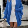 Longline Open Front Knit Cardigan