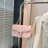 Quilted Gold Chain Flap Crossbody Bag