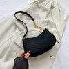 Felt Crescent Underarm Shoulder Bag