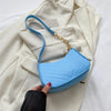 Felt Crescent Underarm Shoulder Bag