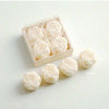 Handmade Rose Bouquet Candles, Set of 4