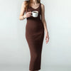 Ribbed Knit Cami Midi Dress