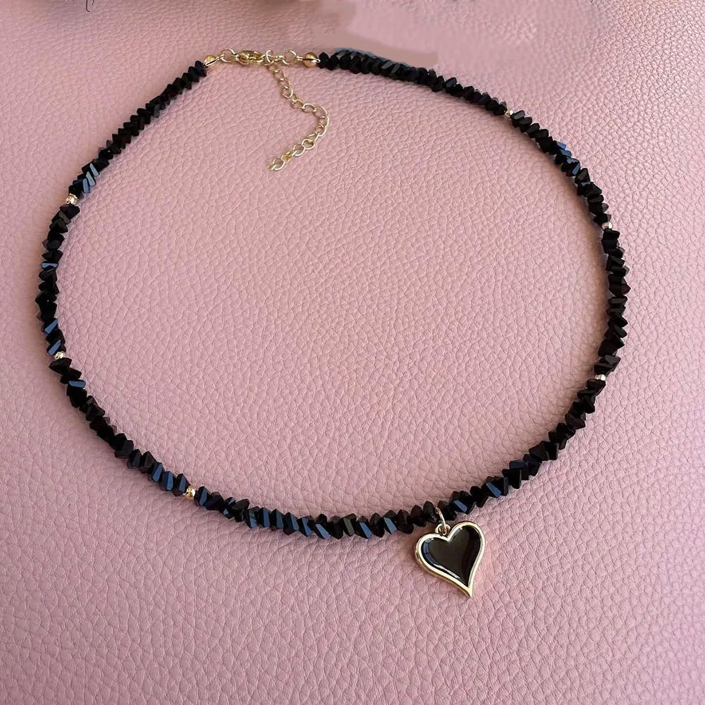 Pearl and Pink Stone Choker Necklace