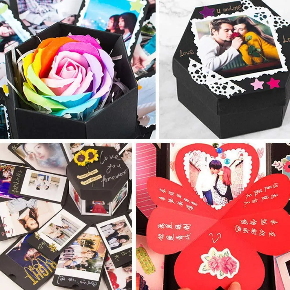DIY Explosion Photo Album Gift Box