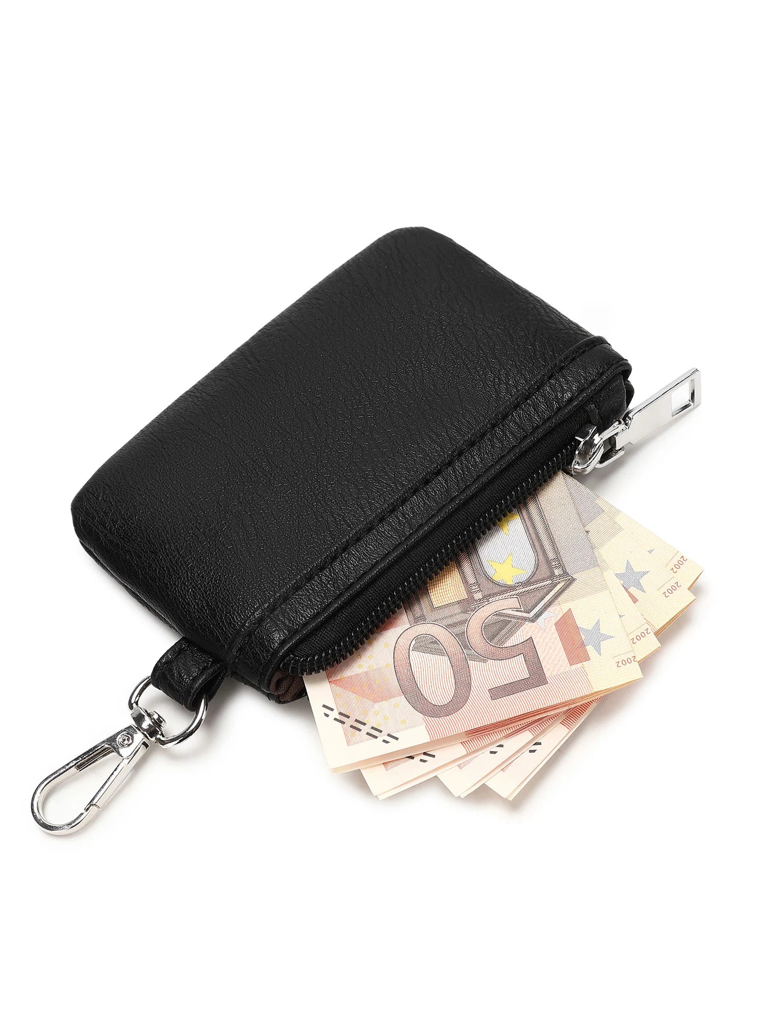 Leopard Print Zip Wristlet Wallet