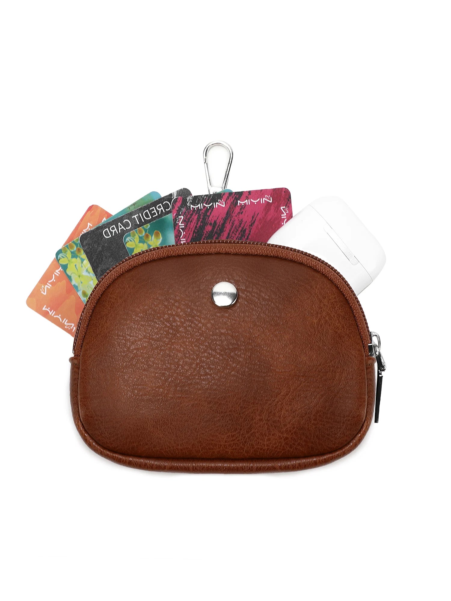 Leopard Print Zip Wristlet Wallet