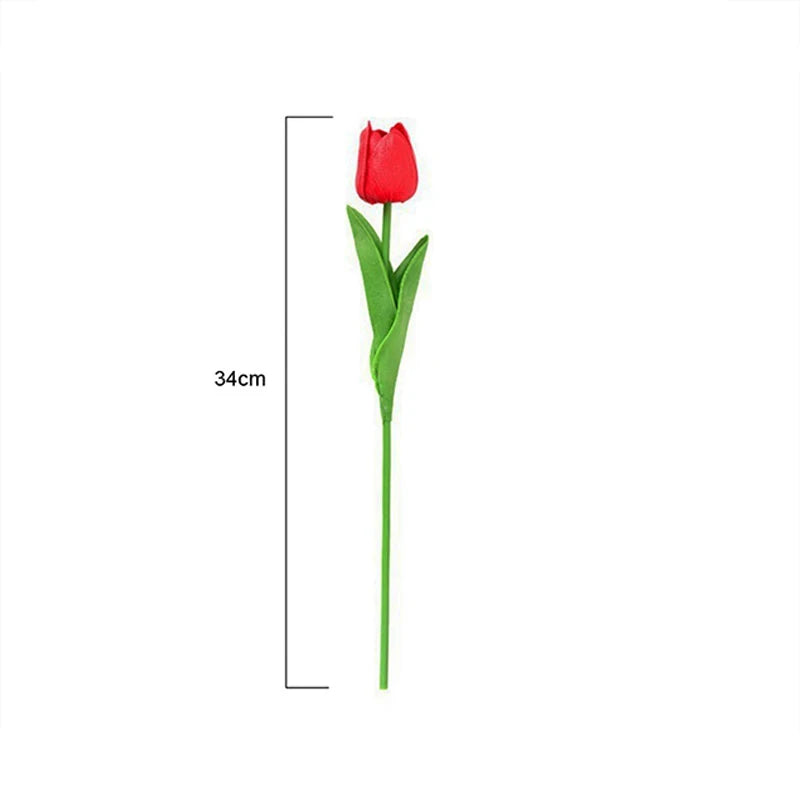 Artificial Silicone Tulips with Stems