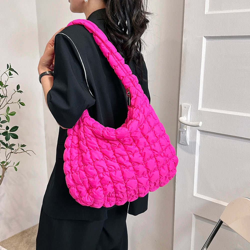 Quilted Padded Cloud Crossbody Bag