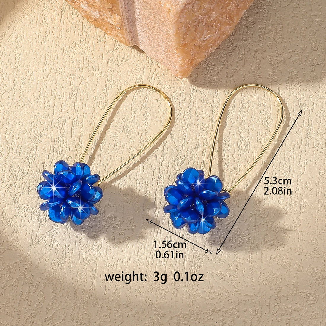 Pearl Petal Ball Drop Earrings