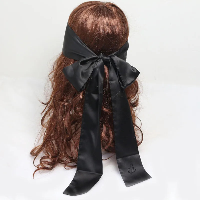 Satin Ribbon Tie Sleep Mask