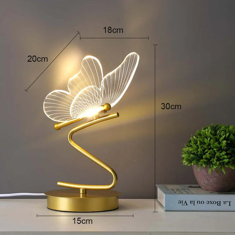 Nordic Butterfly LED Table Lamp