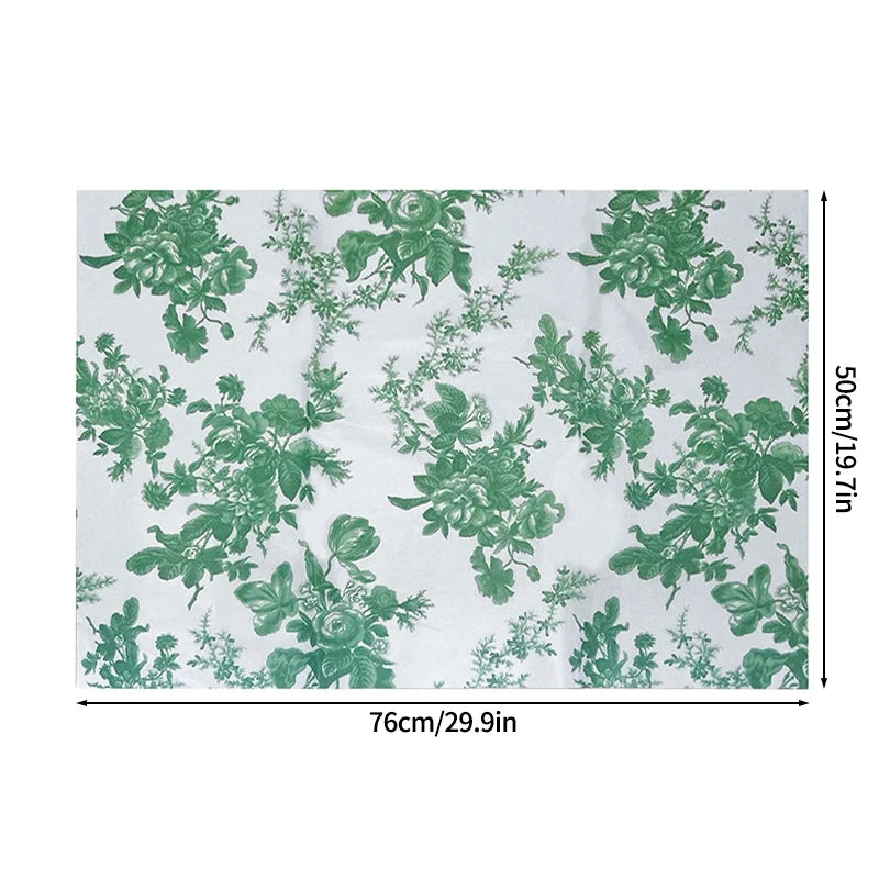 Hand-Kneaded Tissue Bouquet Wrapping Paper, 10 Sheets