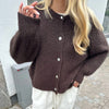 Fuzzy Soft Knit Open Cardigan