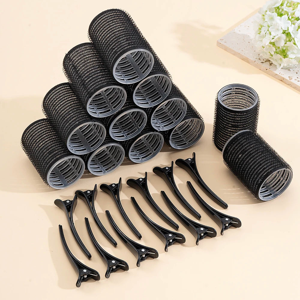 Self Grip Heatless Hair Rollers, 24 Piece Set
