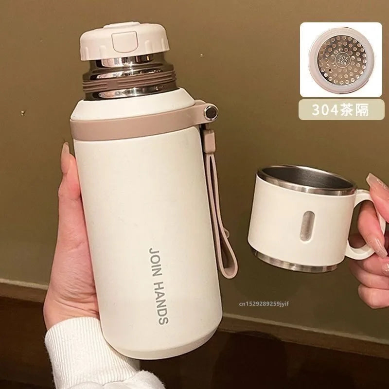 Insulated Stainless Steel Travel Mug, 600ml and 800ml