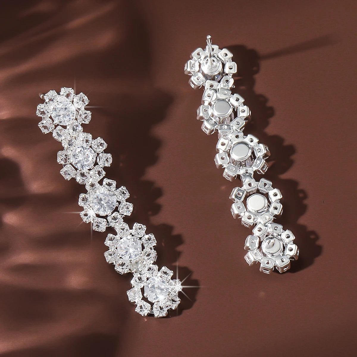 Pearl Petal Ball Drop Earrings