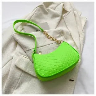 Felt Crescent Underarm Shoulder Bag
