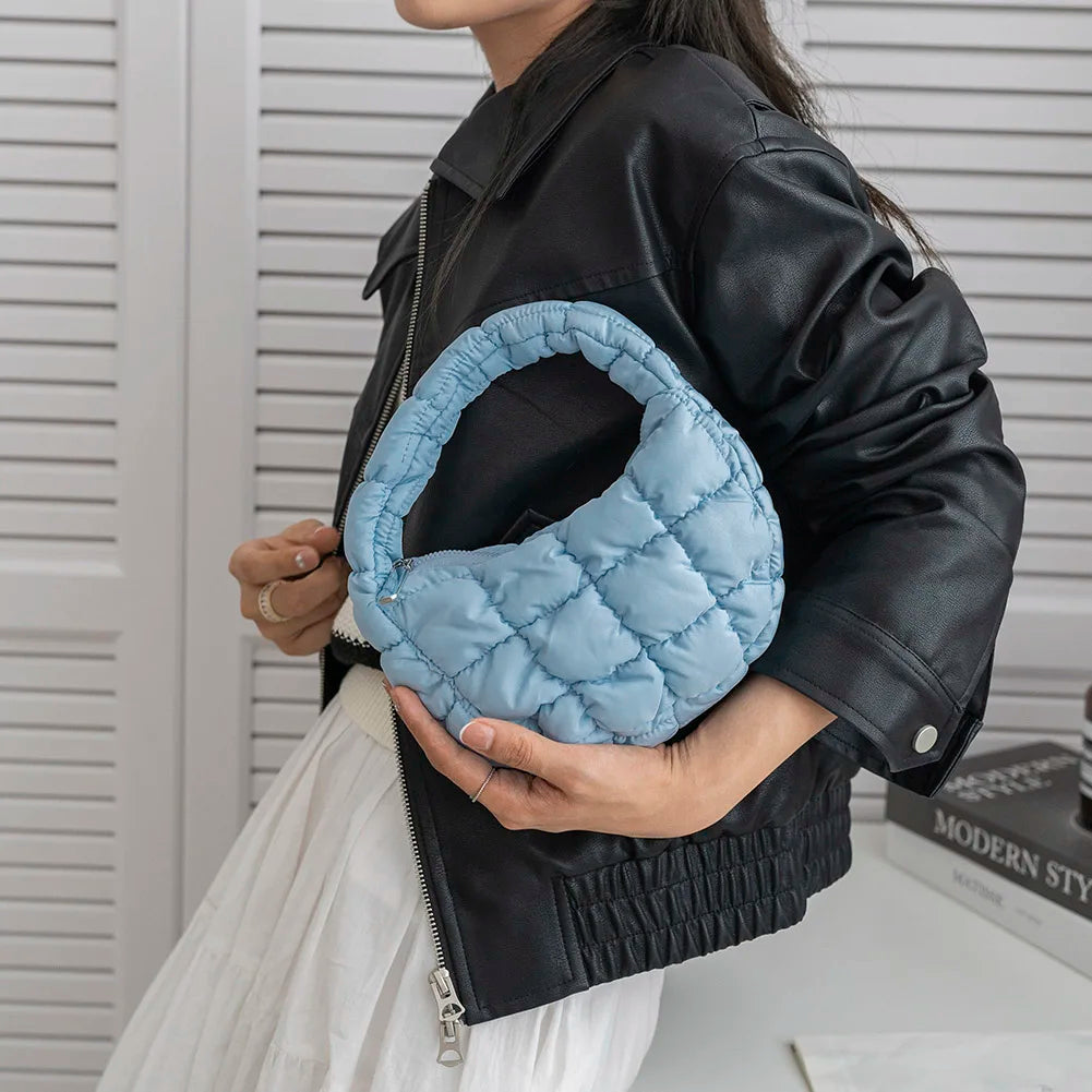 Quilted Padded Cloud Crossbody Bag