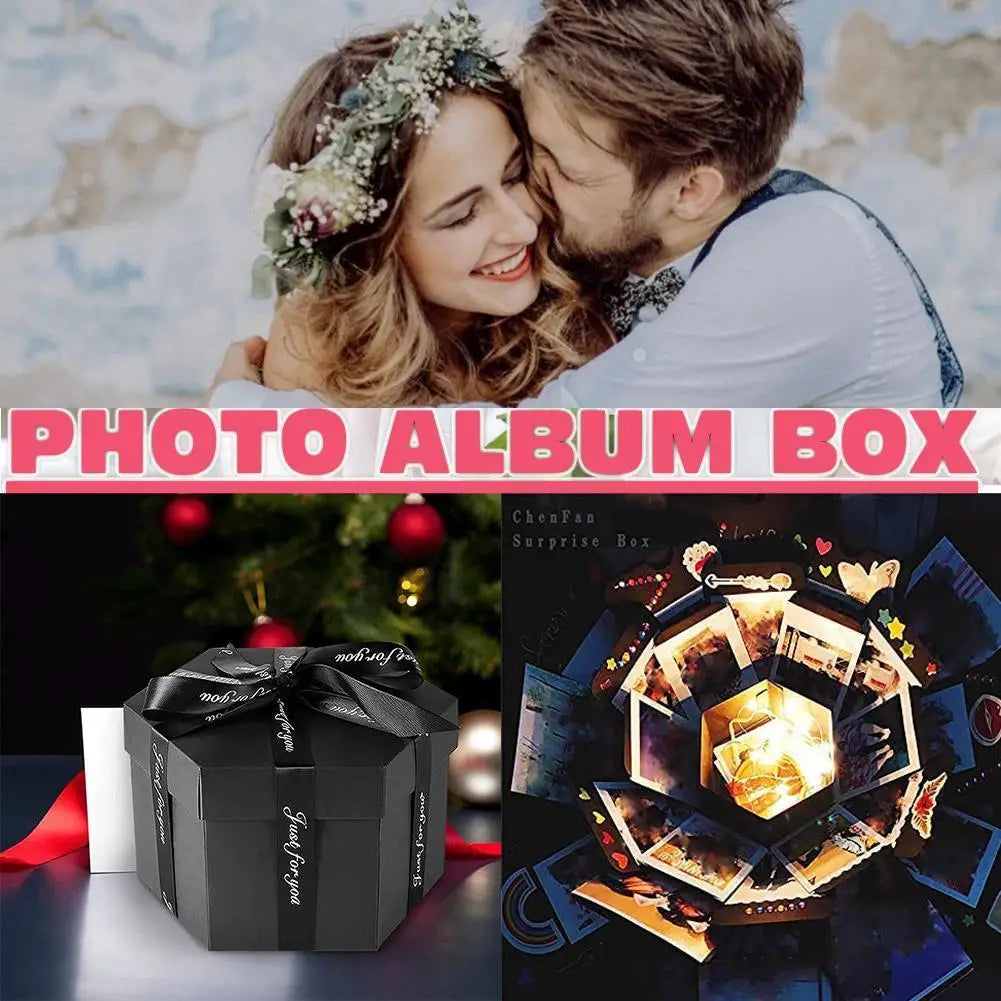 DIY Explosion Photo Album Gift Box