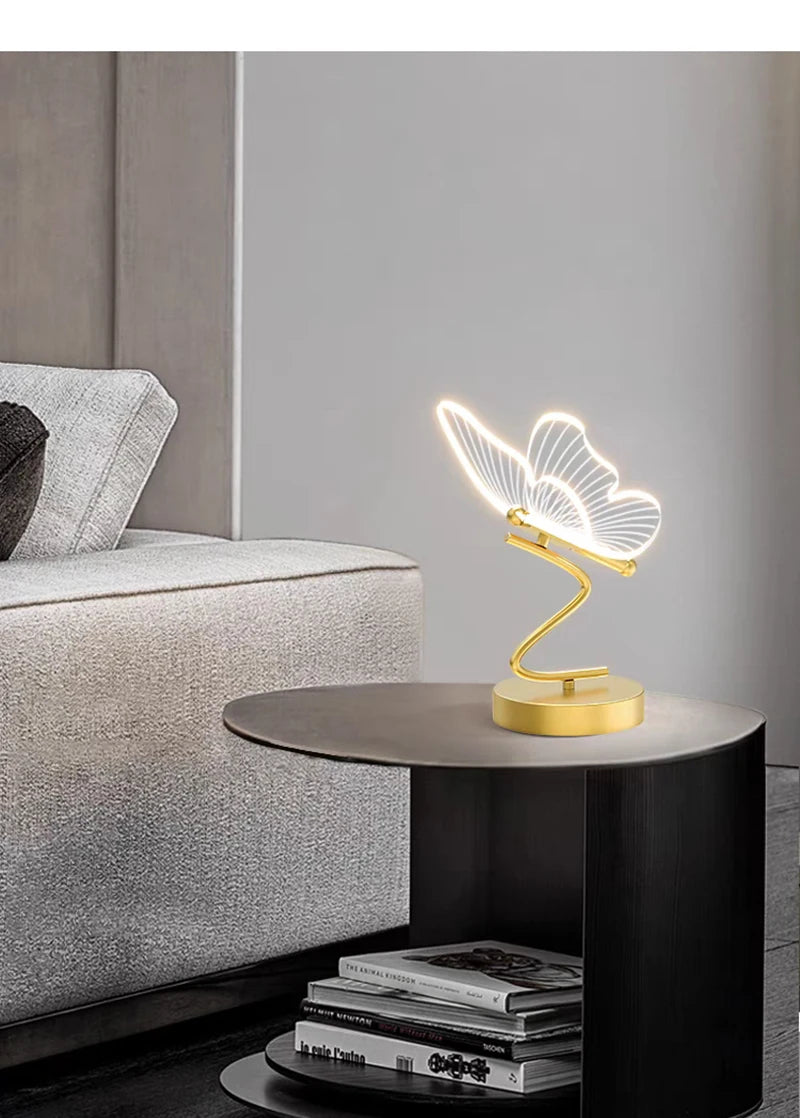 Nordic Butterfly LED Table Lamp