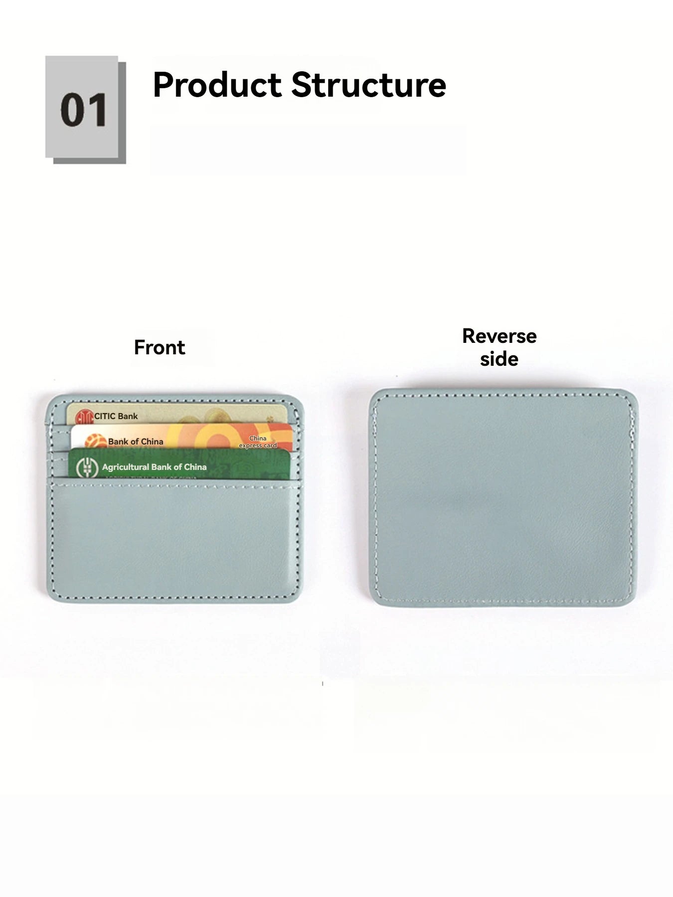 Slim Minimalist Card Holder Wallet