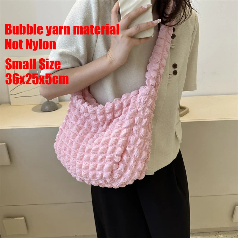 Quilted Padded Cloud Crossbody Bag