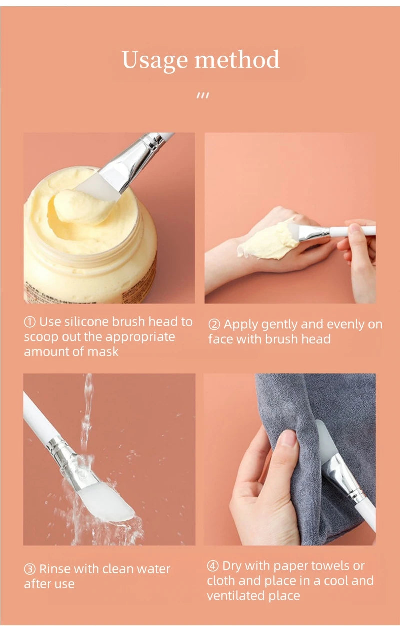 Silicone Face Mask Applicator Brush