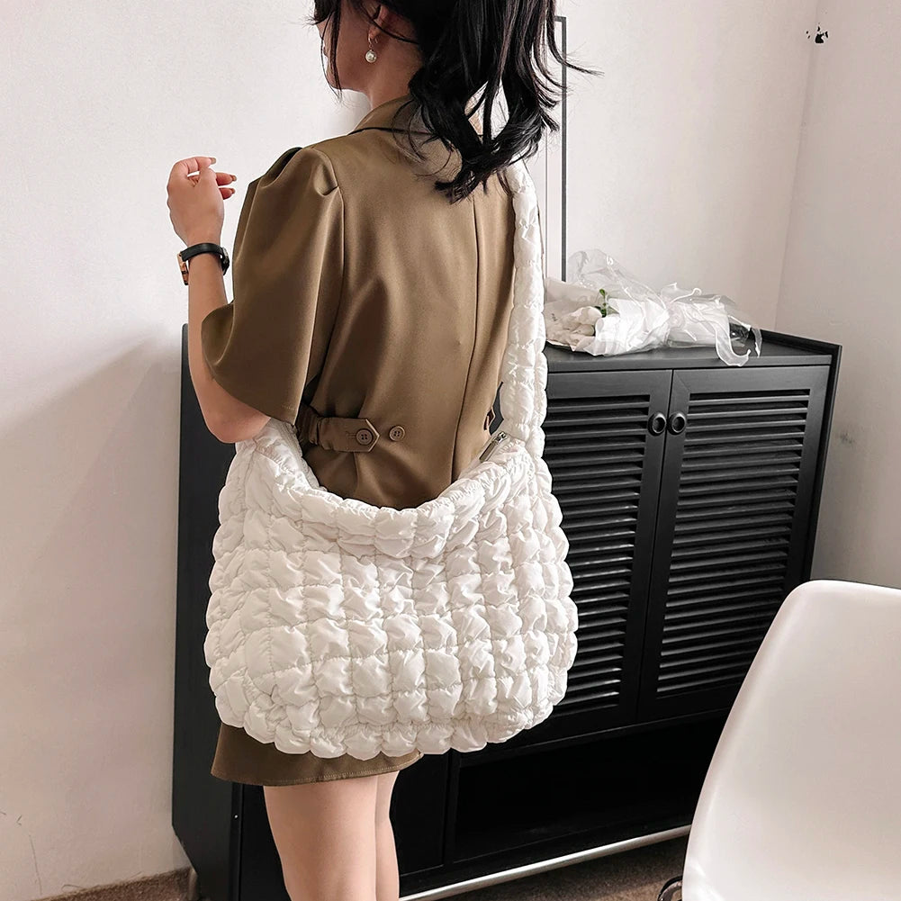 Quilted Padded Cloud Crossbody Bag