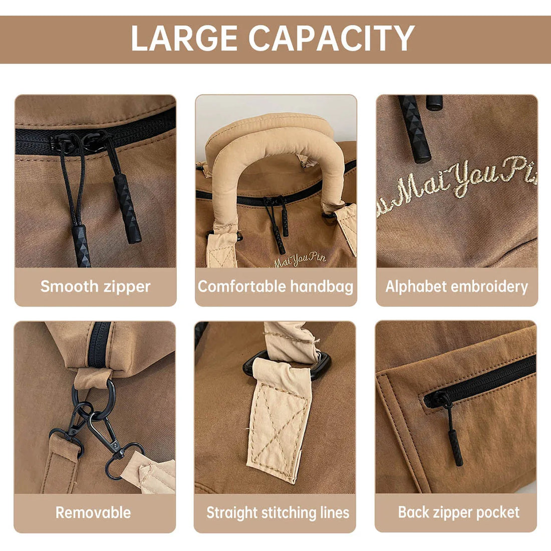 Foldable Lightweight Travel Duffel Bag