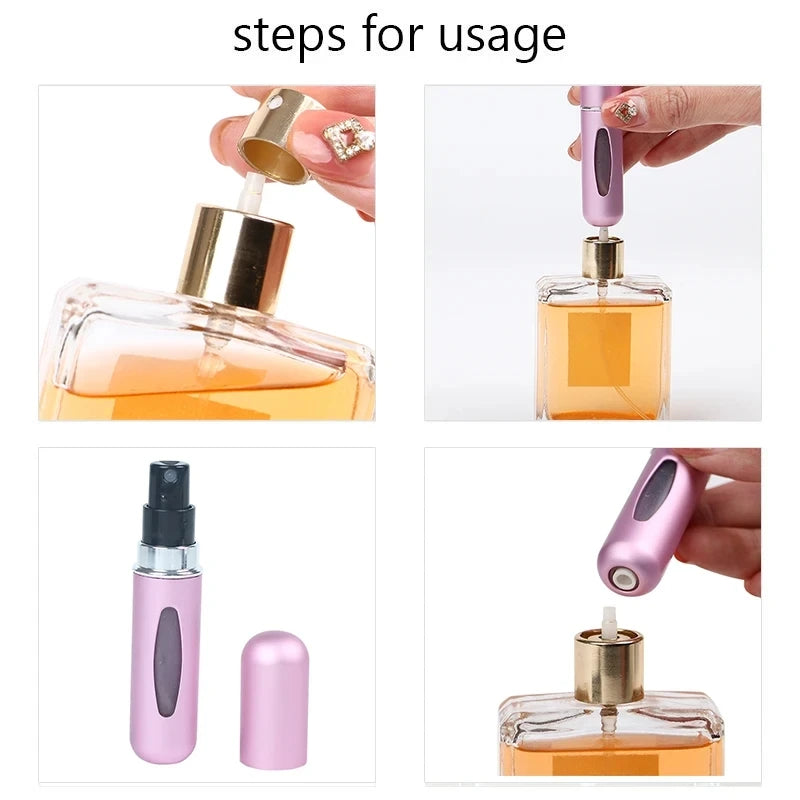 Refillable Travel Perfume Atomiser, 5ml and 8ml