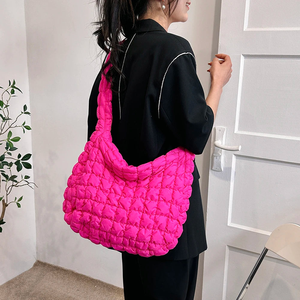 Quilted Padded Cloud Crossbody Bag