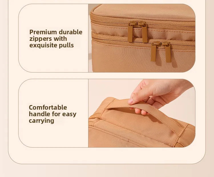 Double Layer Travel Cosmetic Organiser Bag