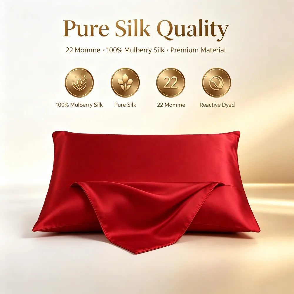 22 Momme Mulberry Silk Pillowcase