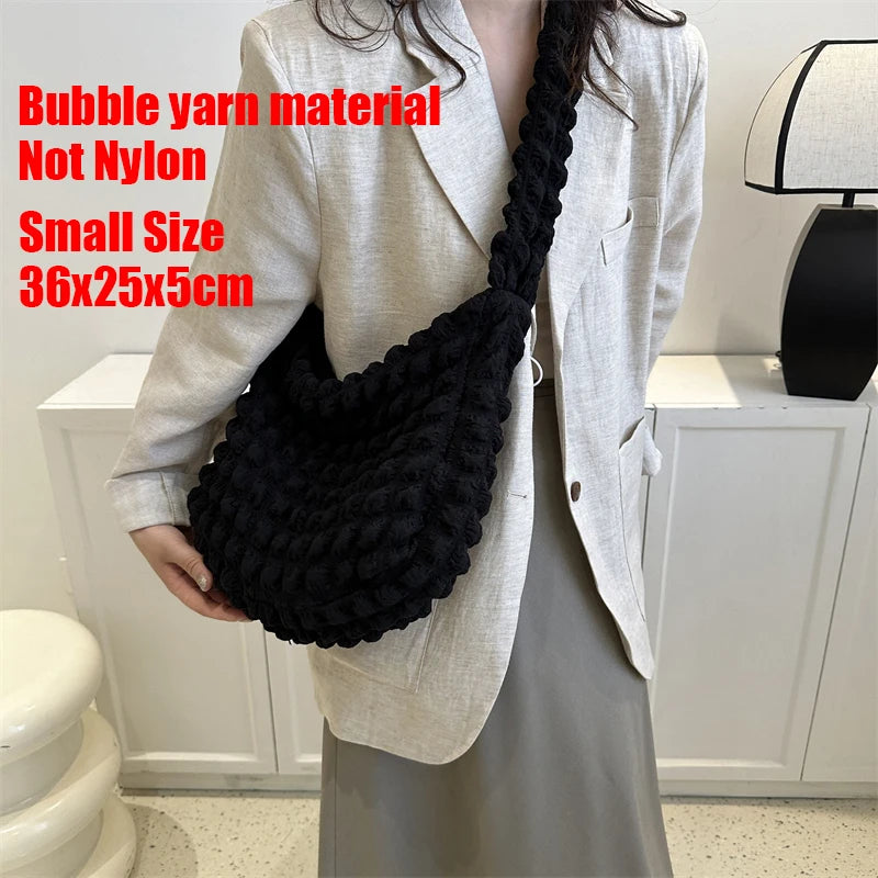 Quilted Padded Cloud Crossbody Bag