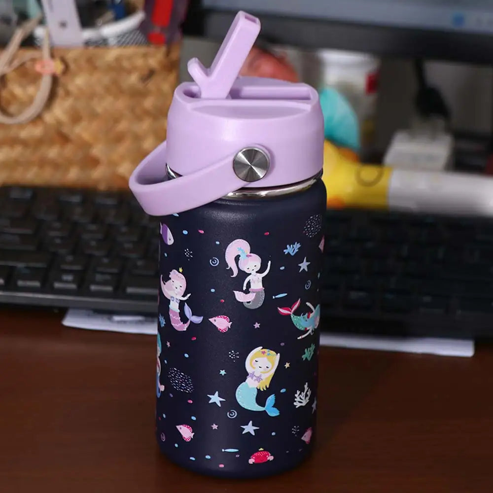 Cartoon Handheld Insulated Water Bottle