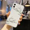 Clear Flower Silicone iPhone Case