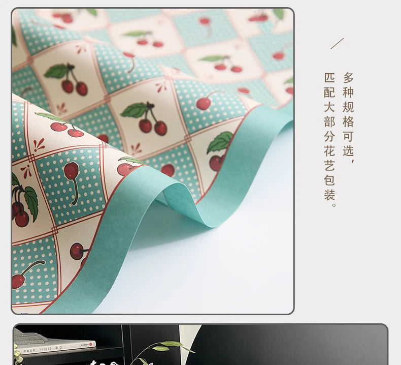 Spring Floral Bouquet Wrapping Paper, 10 Sheets