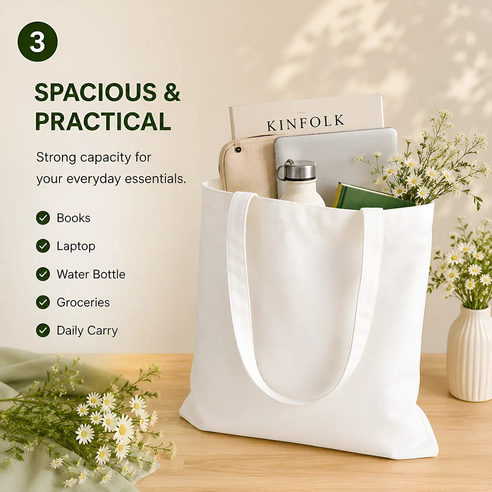 Amber Geo Canvas Shoulder Tote Bag