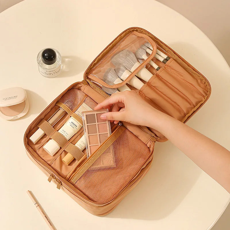 Double Layer Travel Cosmetic Organiser Bag