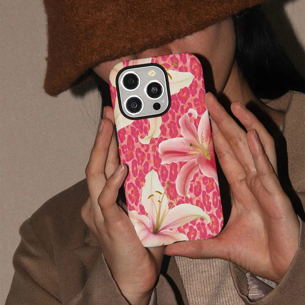 Double Layer Floral iPhone Case