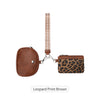 Leopard Print Zip Wristlet Wallet