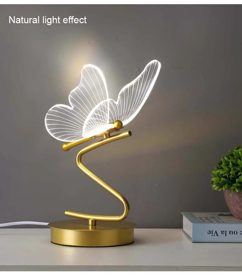 Nordic Butterfly LED Table Lamp