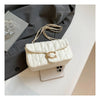 Quilted Gold Chain Flap Crossbody Bag