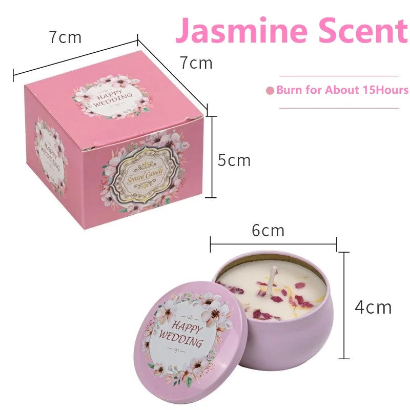 Vintage Soy Wax Scented Candle Tin