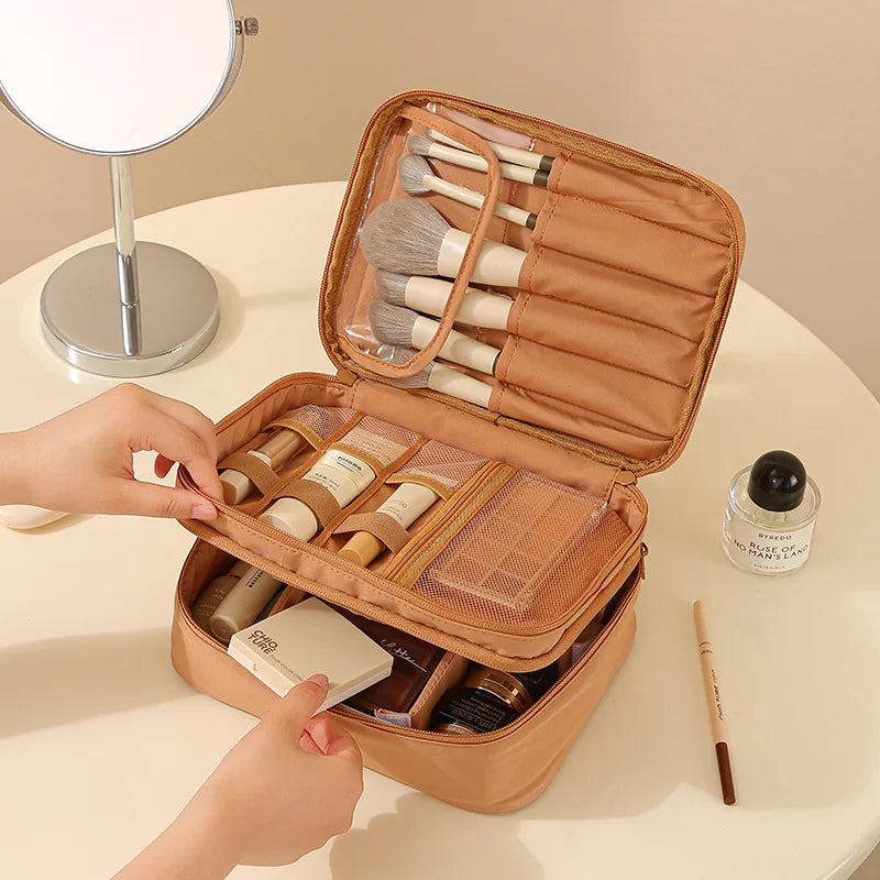 Double Layer Travel Cosmetic Organiser Bag