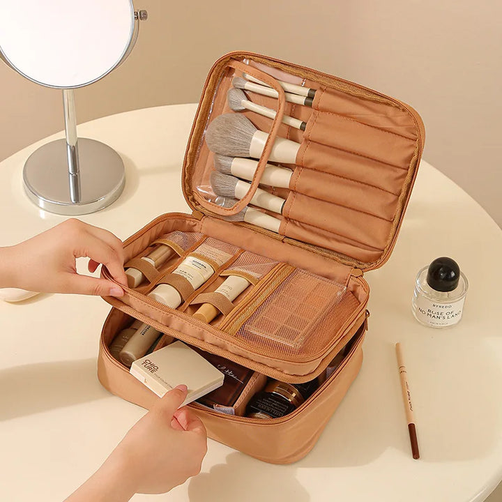 Double Layer Travel Cosmetic Organiser Bag