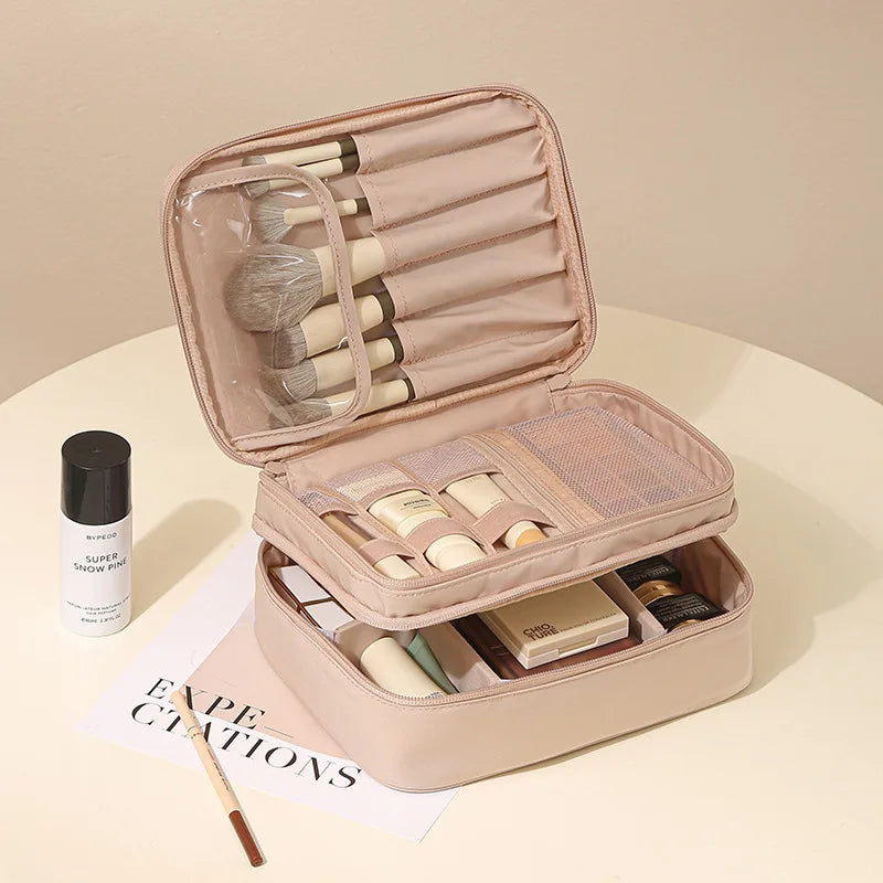 Double Layer Travel Cosmetic Organiser Bag