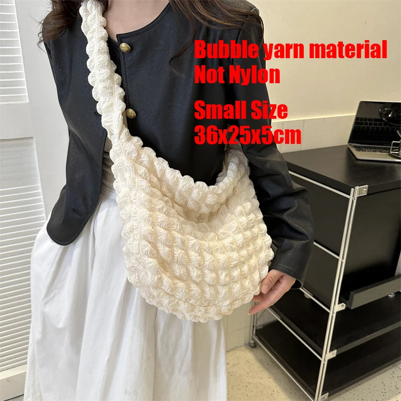 Quilted Padded Cloud Crossbody Bag