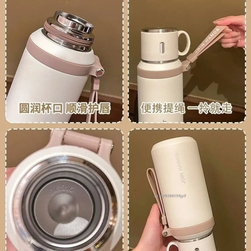 Insulated Stainless Steel Travel Mug, 600ml and 800ml