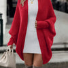 Longline Open Front Knit Cardigan